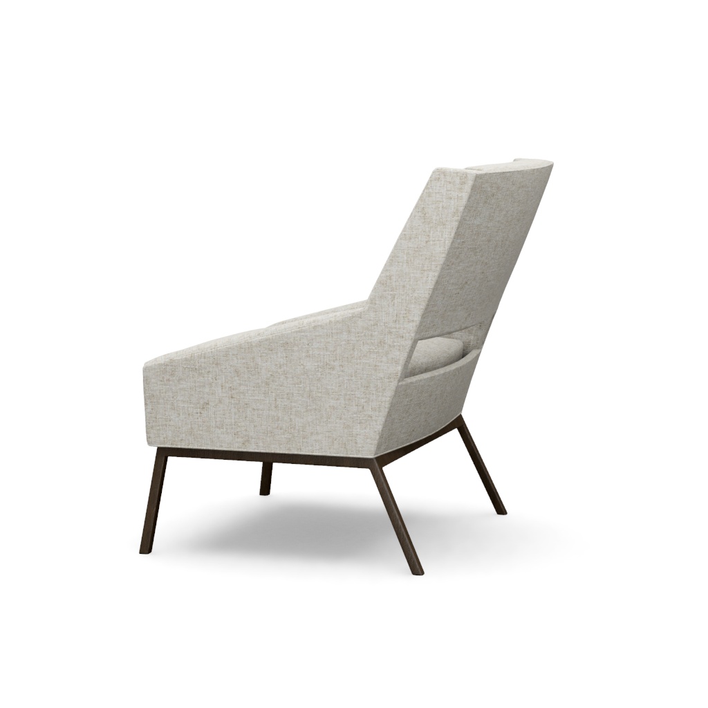 Amani Chair With Charcoal Base – View at 140°