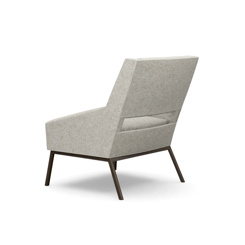 Amani Chair With Charcoal Base – View at 160°