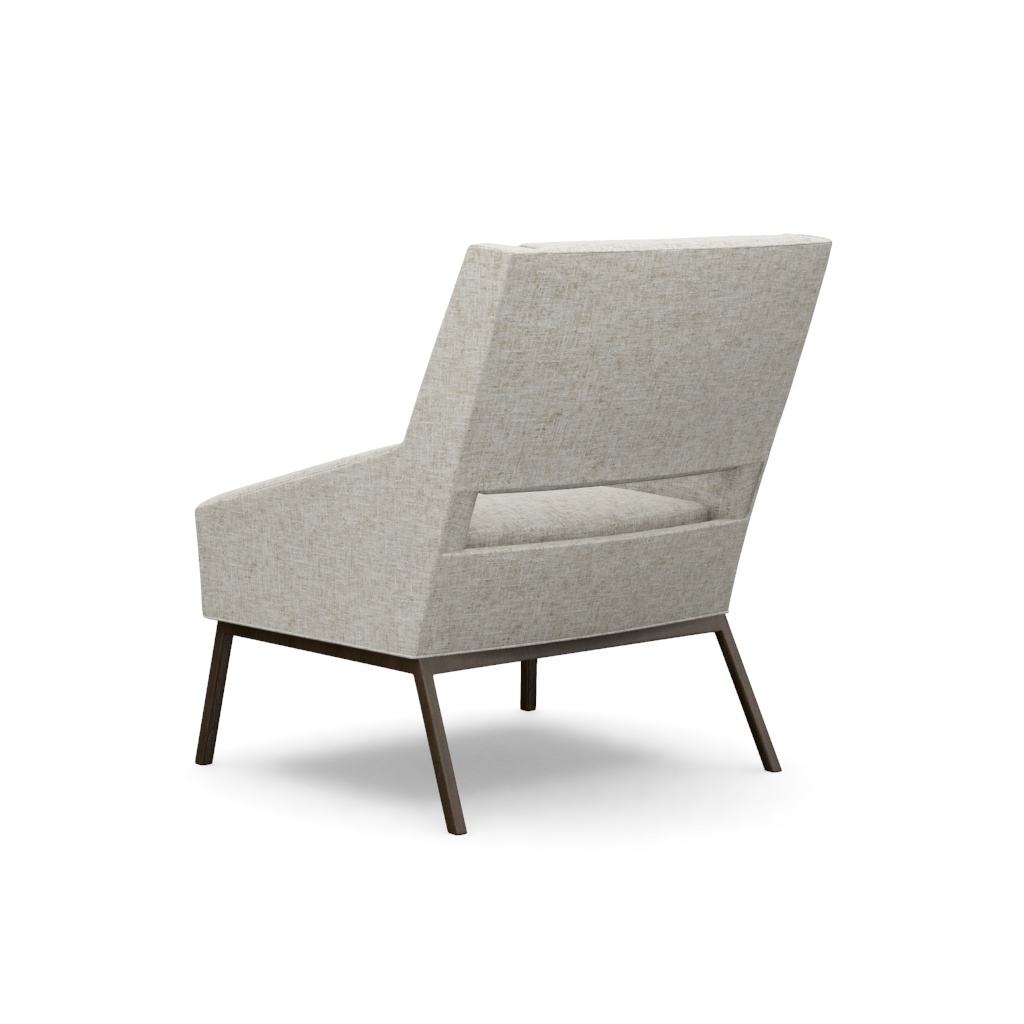 Amani Chair With Charcoal Base – View at 170°