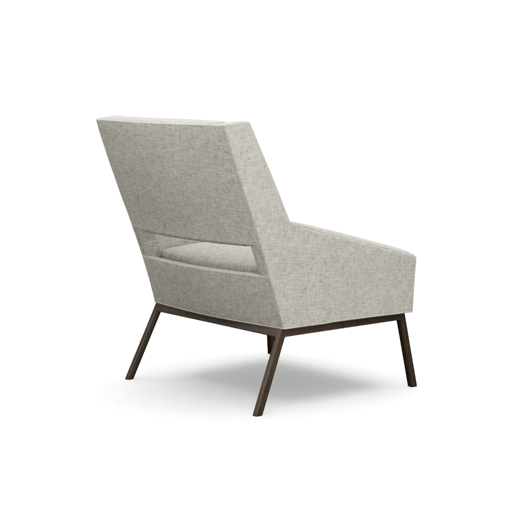 Amani Chair With Charcoal Base – View at 260°