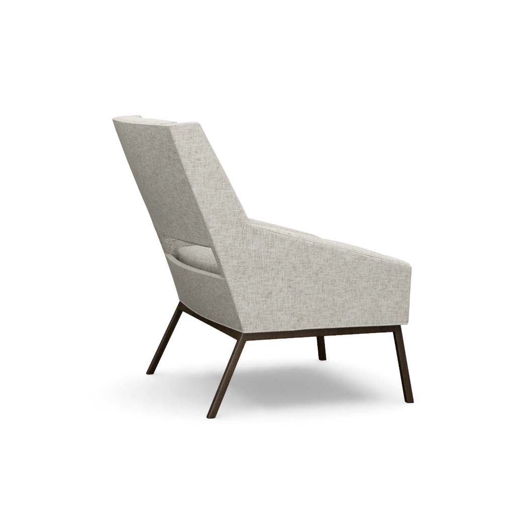 Amani Chair With Charcoal Base – View at 280°