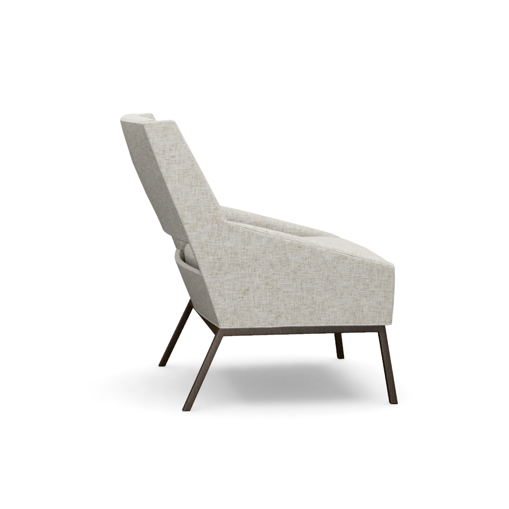 Amani Chair With Charcoal Base – View at 290°