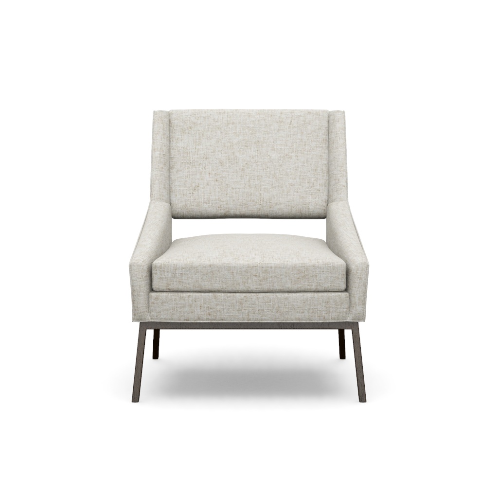 Amani Chair With Charcoal Base – View at 30°