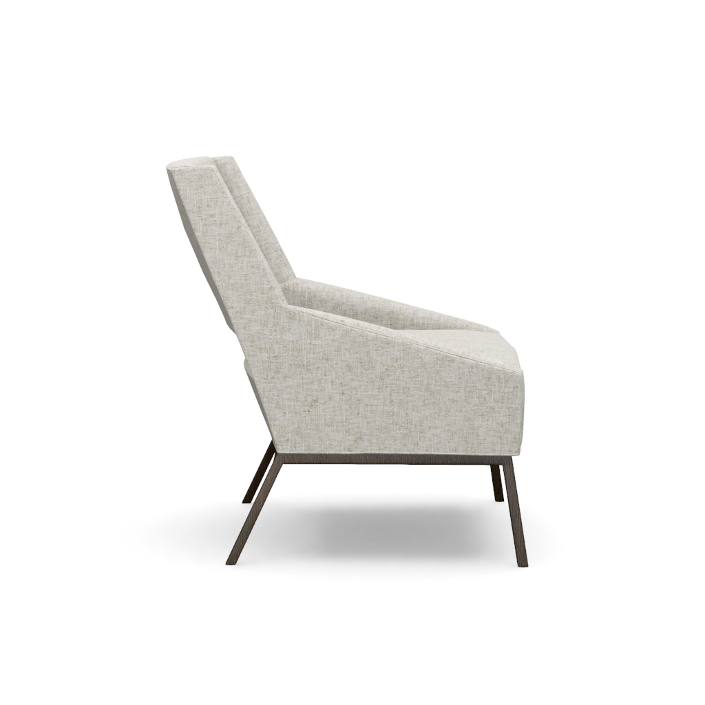 Amani Chair With Charcoal Base – View at 300°