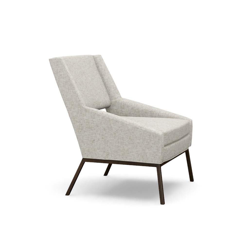 Amani Chair With Charcoal Base – View at 320°