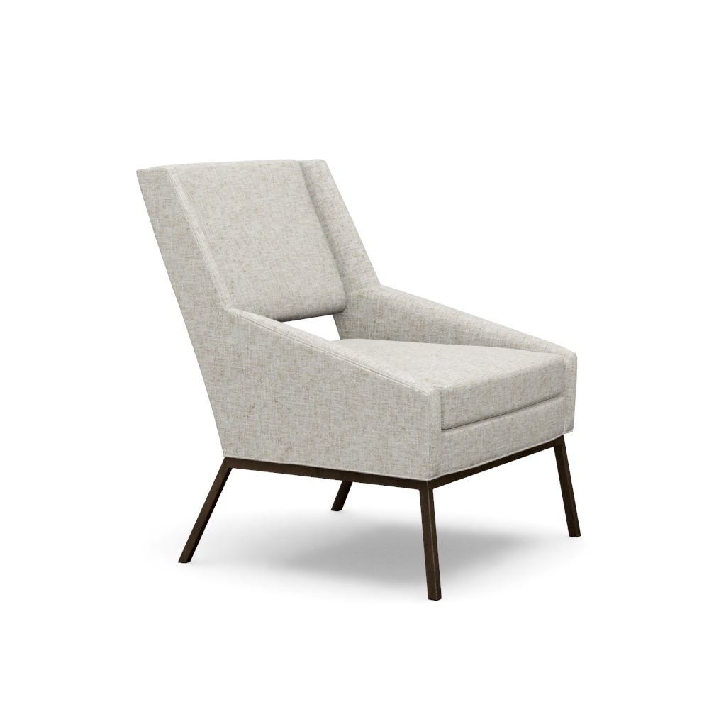 Amani Chair With Charcoal Base – View at 330°