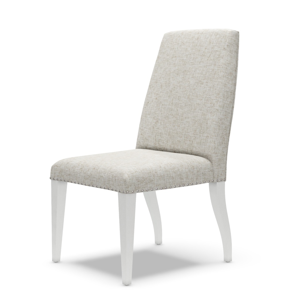 Darien Upholstered Side Chair – View at 80°