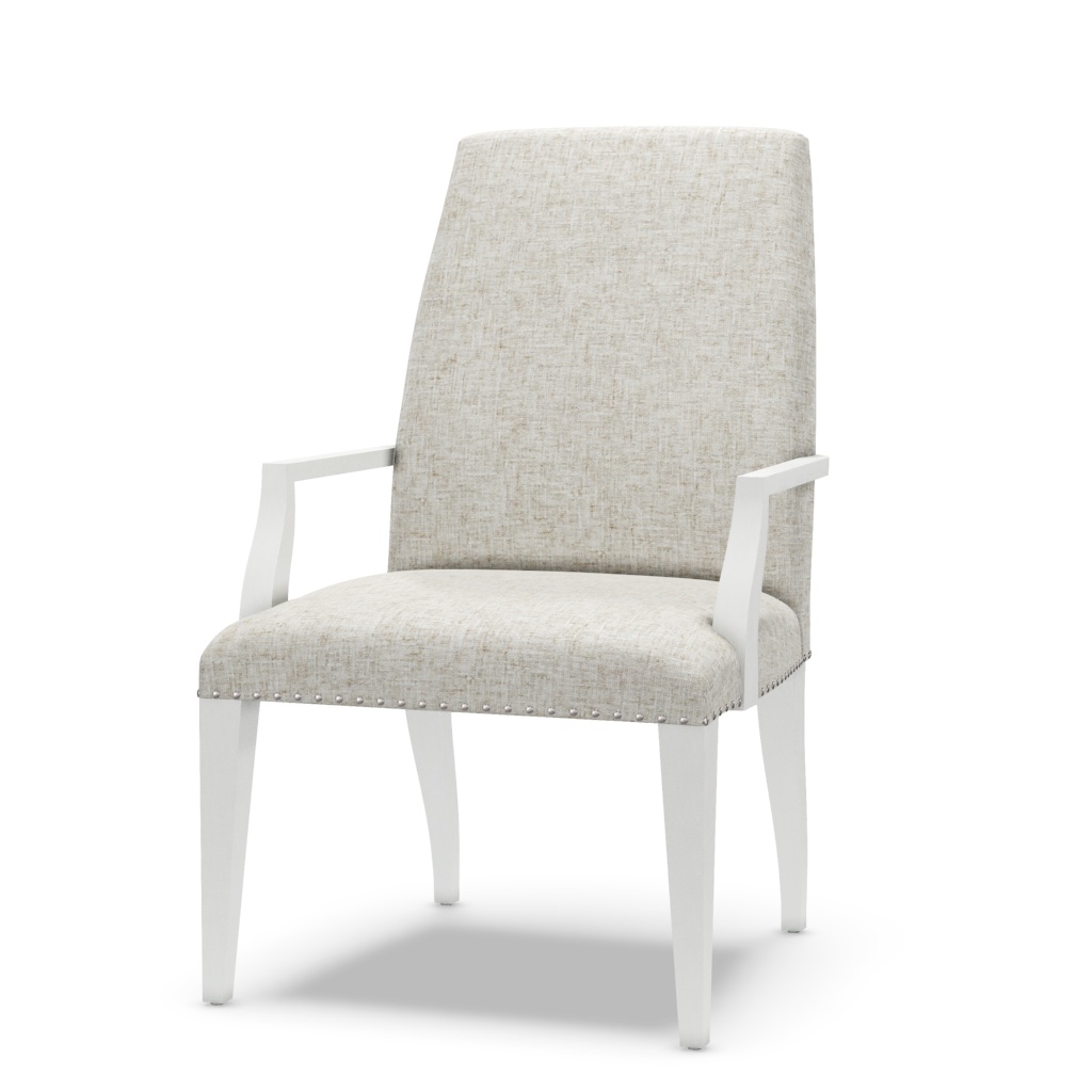 Darien Upholstered Arm Chair – View at 50°