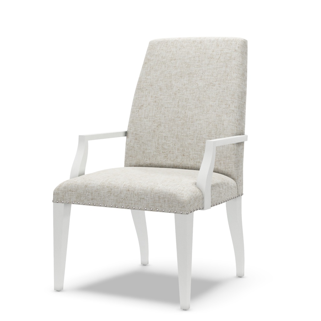 Darien Upholstered Arm Chair – View at 60°