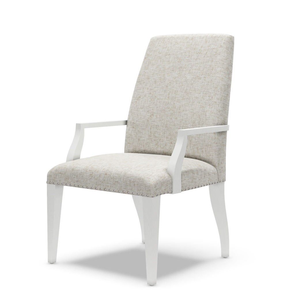 Darien Upholstered Arm Chair – View at 70°