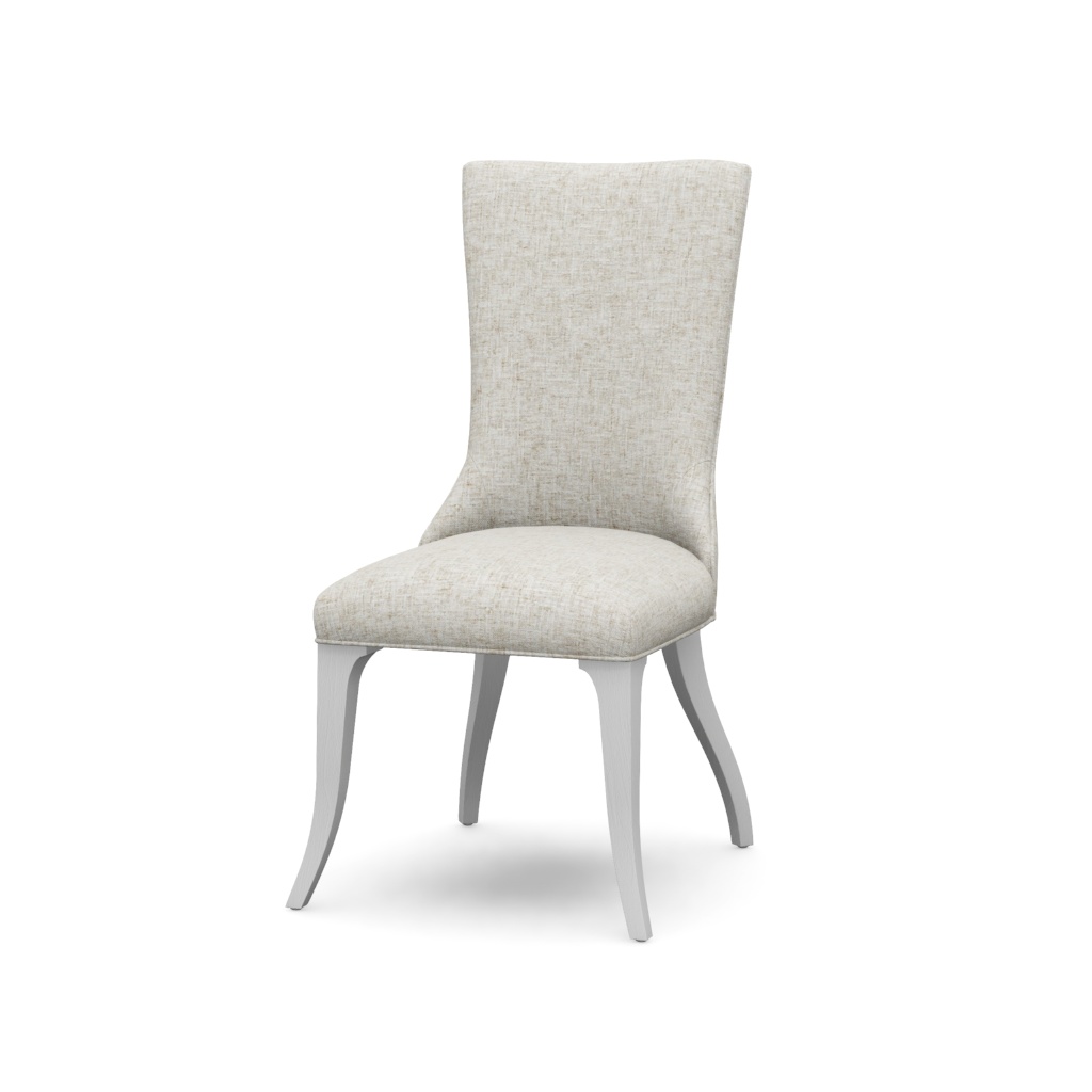 Geneva Upholstered Side Chair – View at 50°