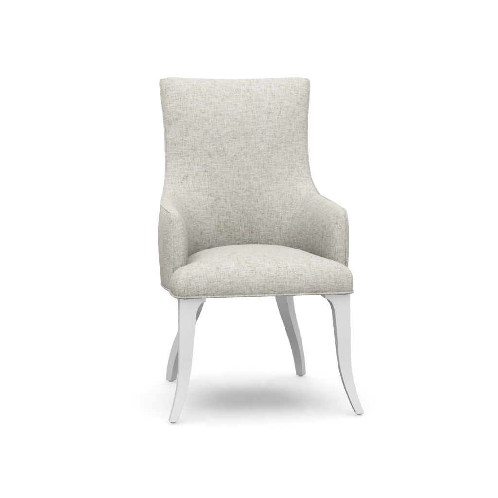 Geneva Upholstered Arm Chair – View at 20°