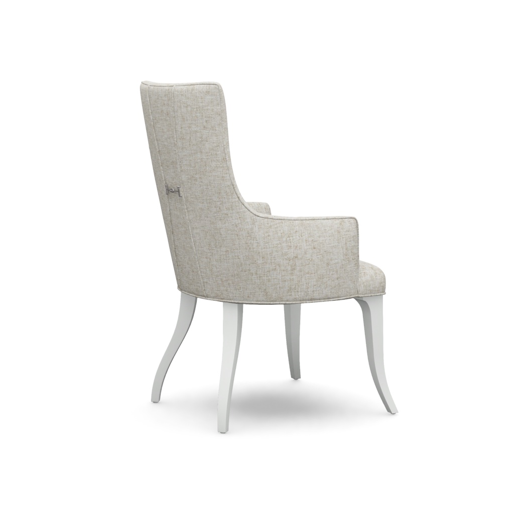 Geneva Upholstered Arm Chair – View at 270°