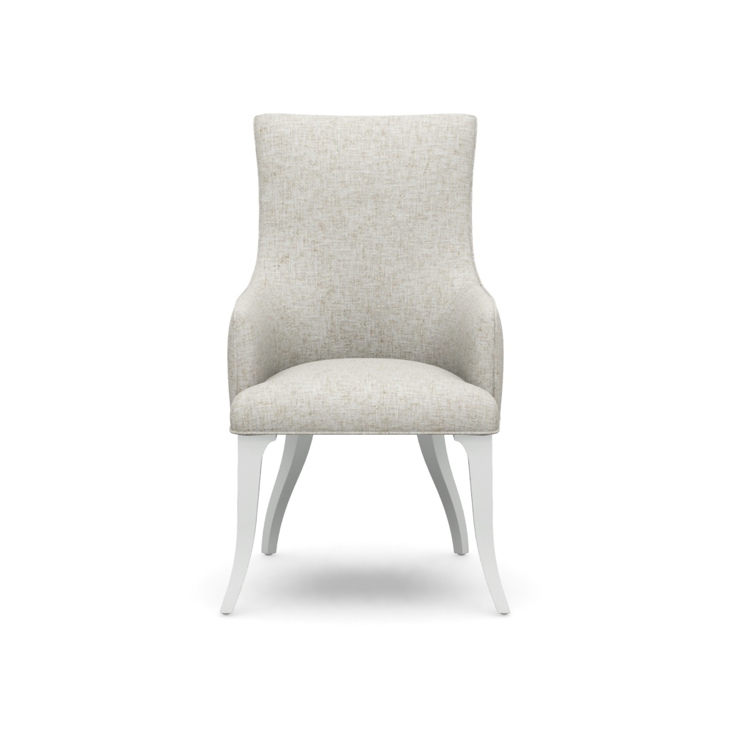 Geneva Upholstered Arm Chair – View at 30°