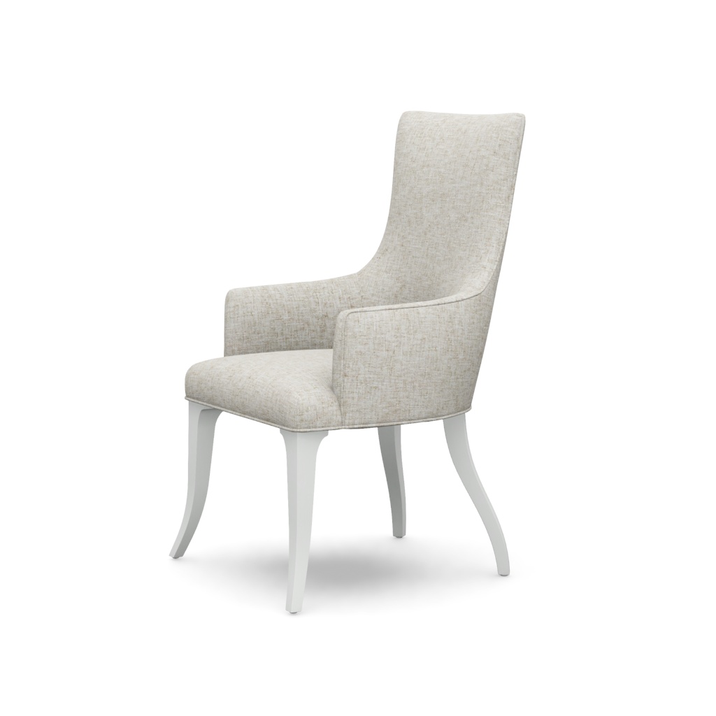 Geneva Upholstered Arm Chair – View at 90°