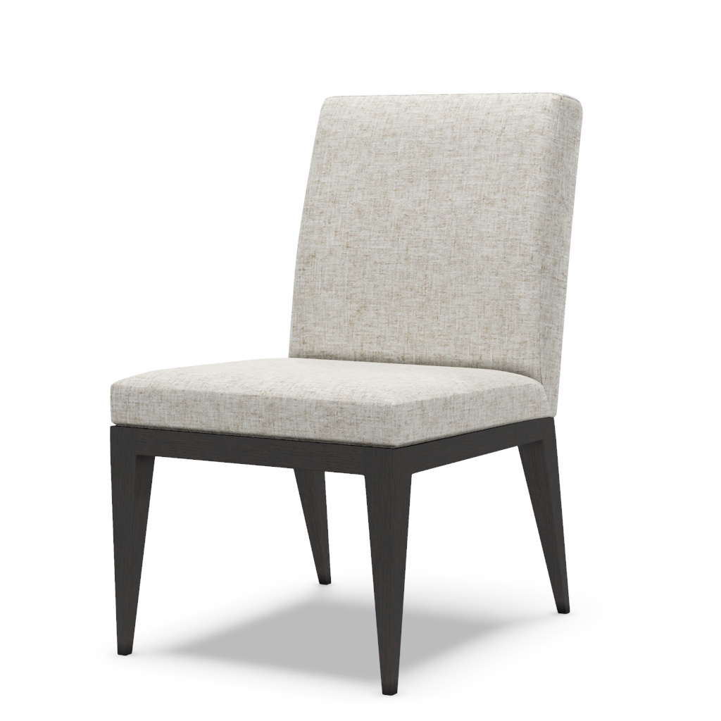 Murano Upholstered Side Chair – View at 60°