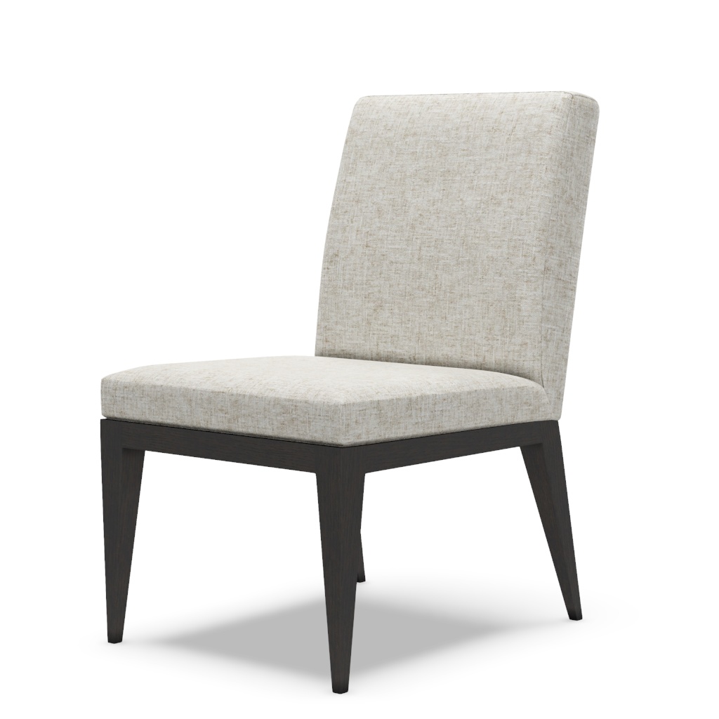 Murano Upholstered Side Chair – View at 70°
