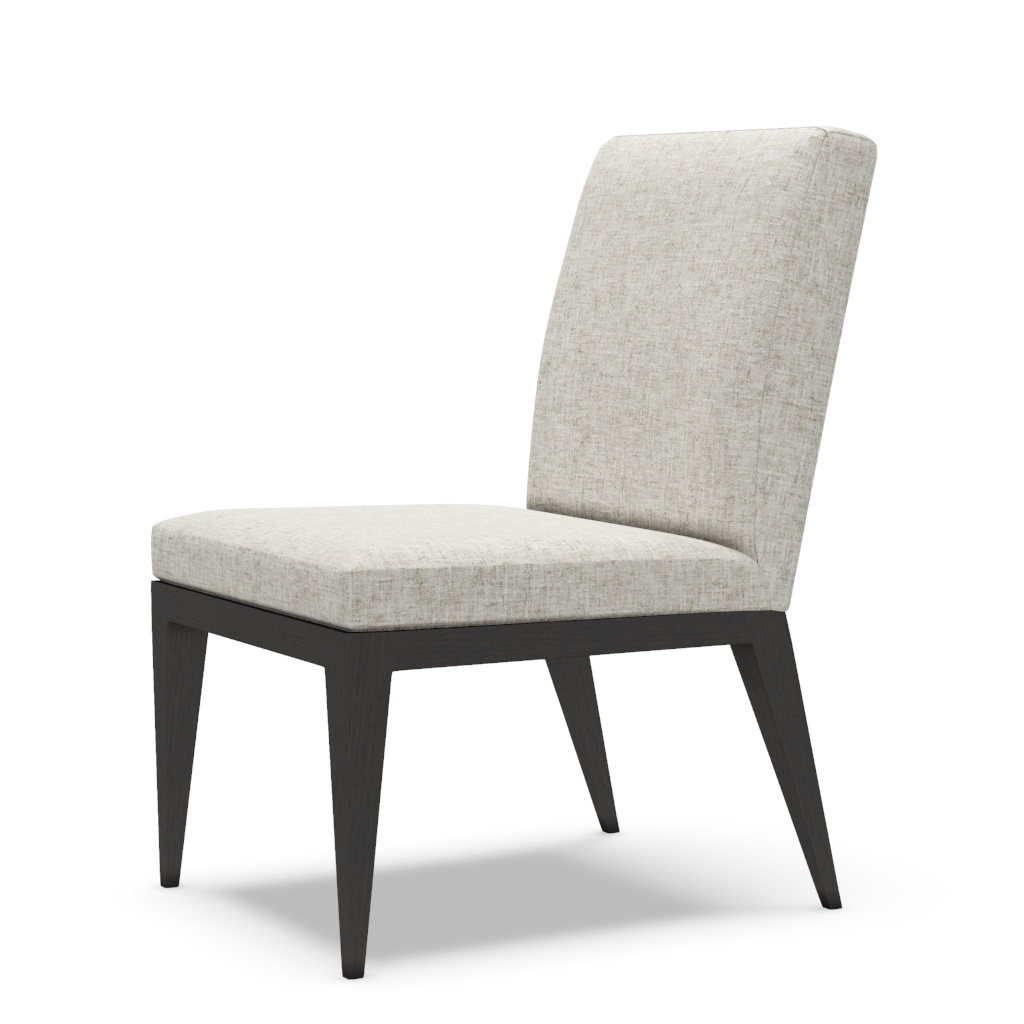 Murano Upholstered Side Chair – View at 90°
