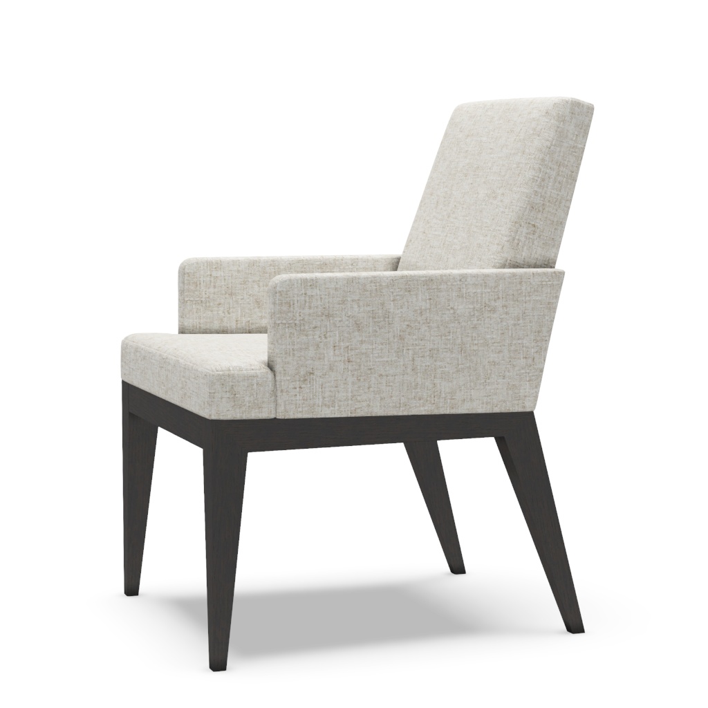 Murano Upholstered Arm Chair – View at 100°