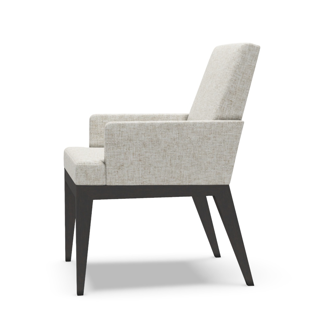 Murano Upholstered Arm Chair – View at 110°