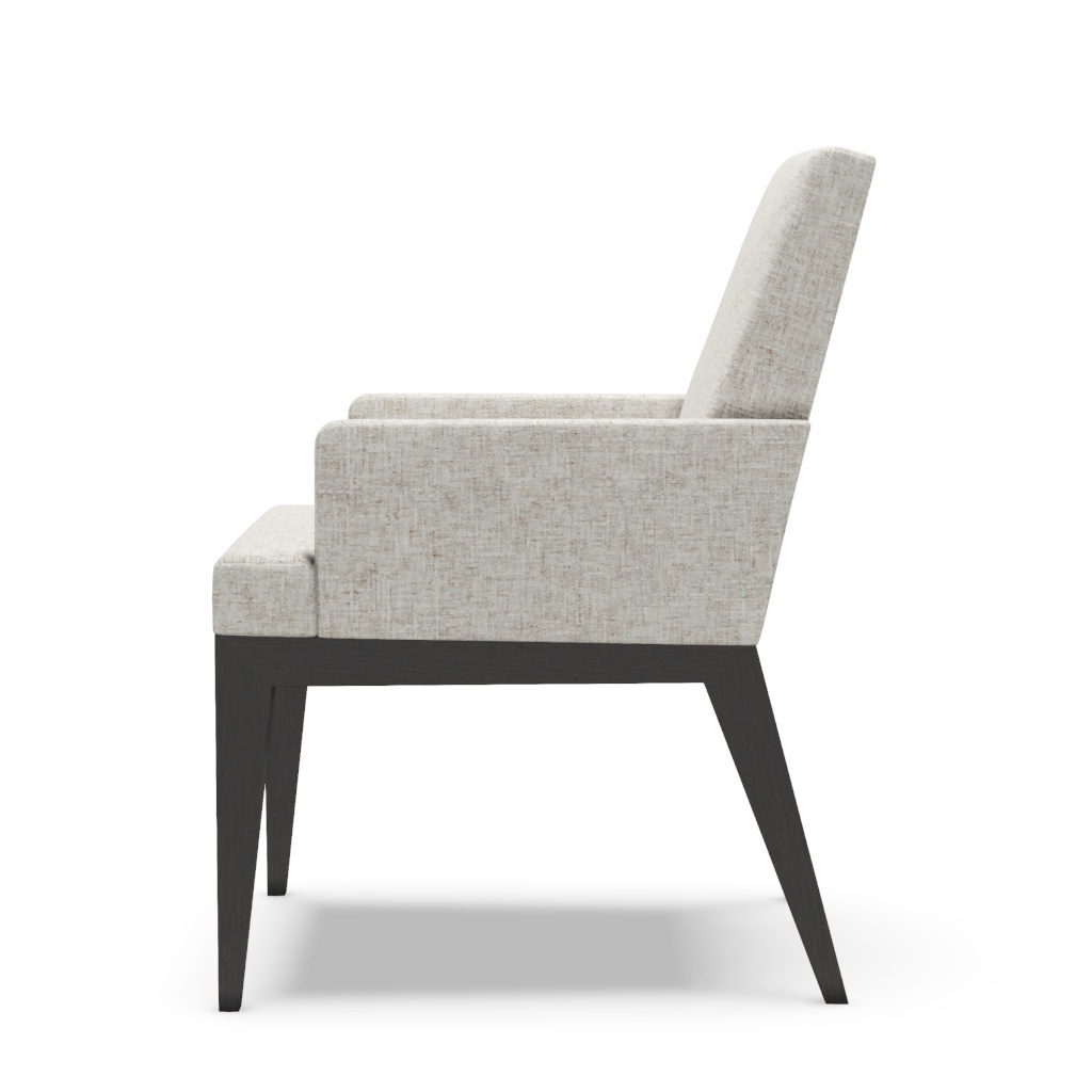 Murano Upholstered Arm Chair – View at 120°
