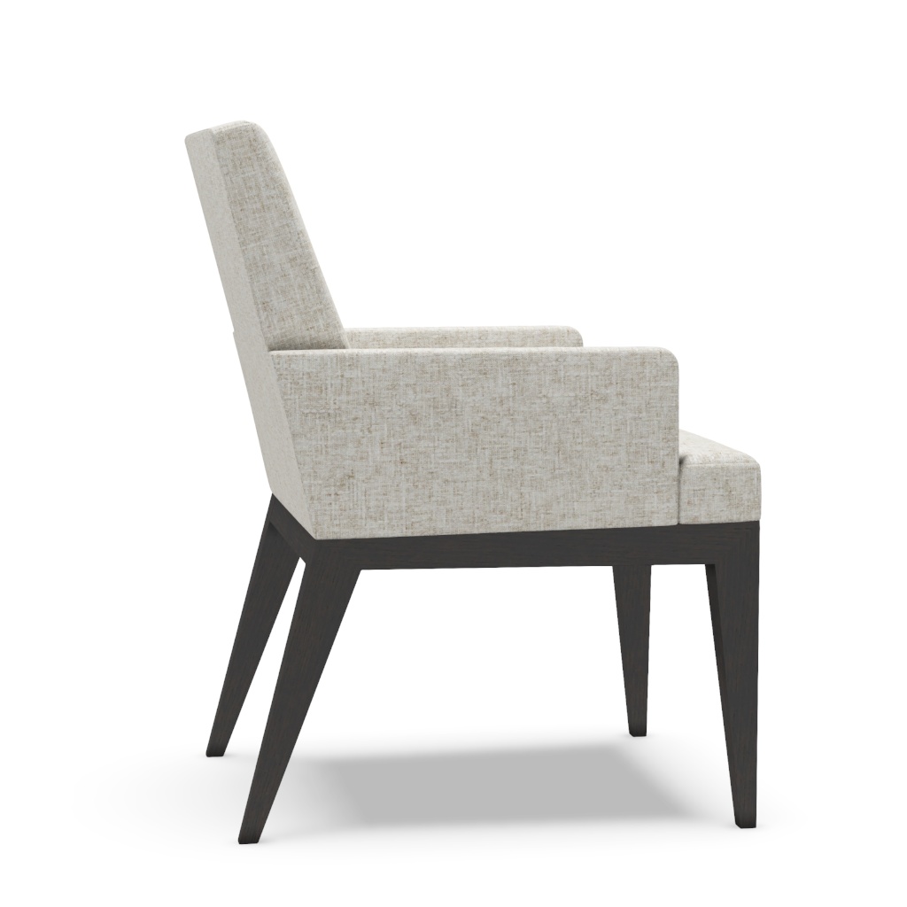 Murano Upholstered Arm Chair – View at 290°