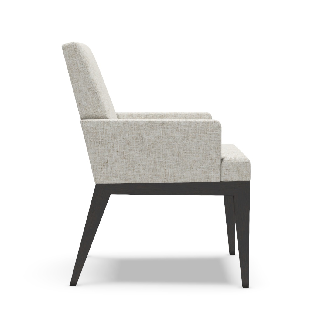 Murano Upholstered Arm Chair – View at 300°