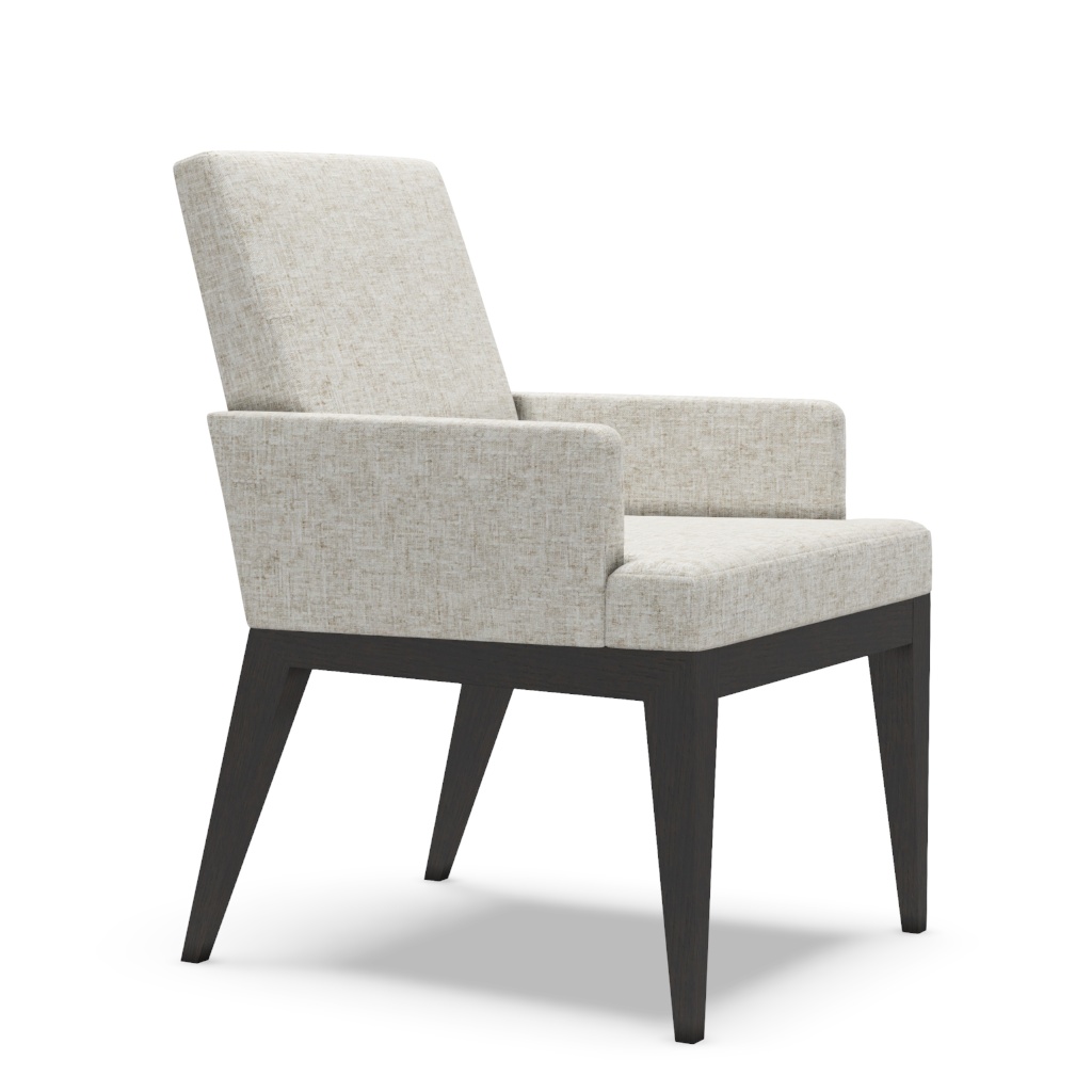 Murano Upholstered Arm Chair – View at 330°
