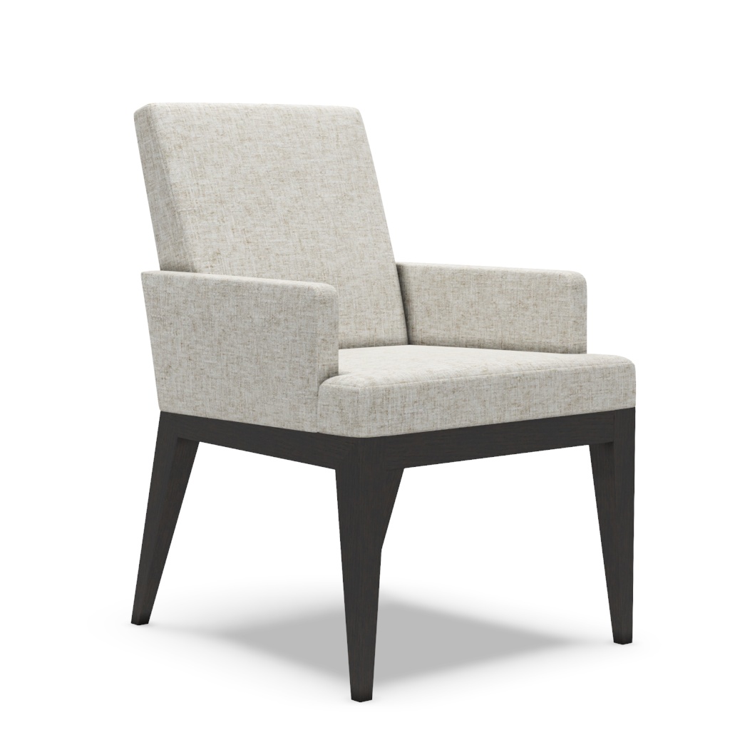 Murano Upholstered Arm Chair – View at 350°