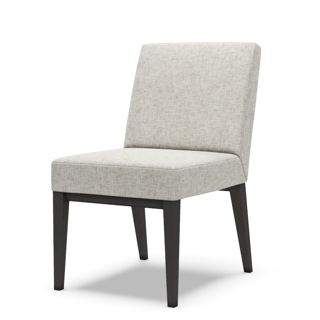 Latham Upholstered Side Chair – View at 60°