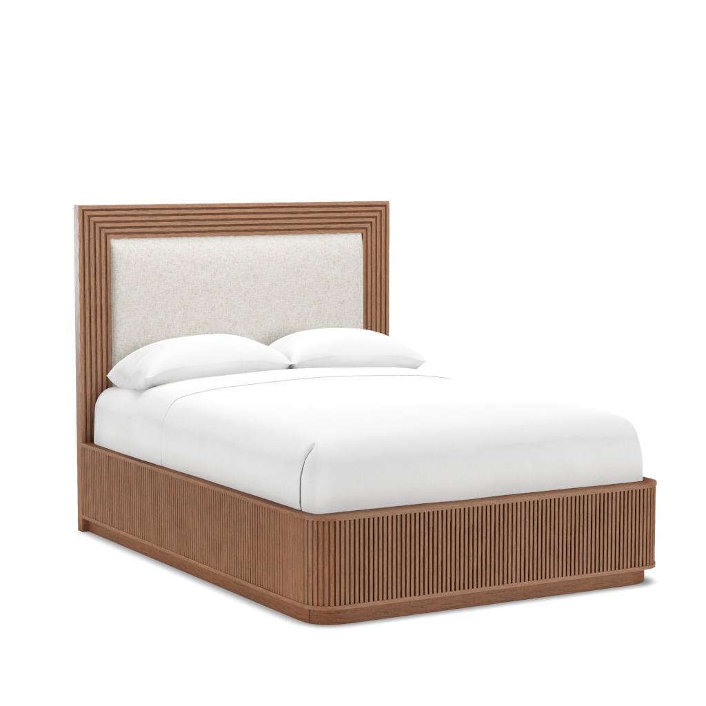 Pendry Upholstered Panel Bed - Queen – View at 0°