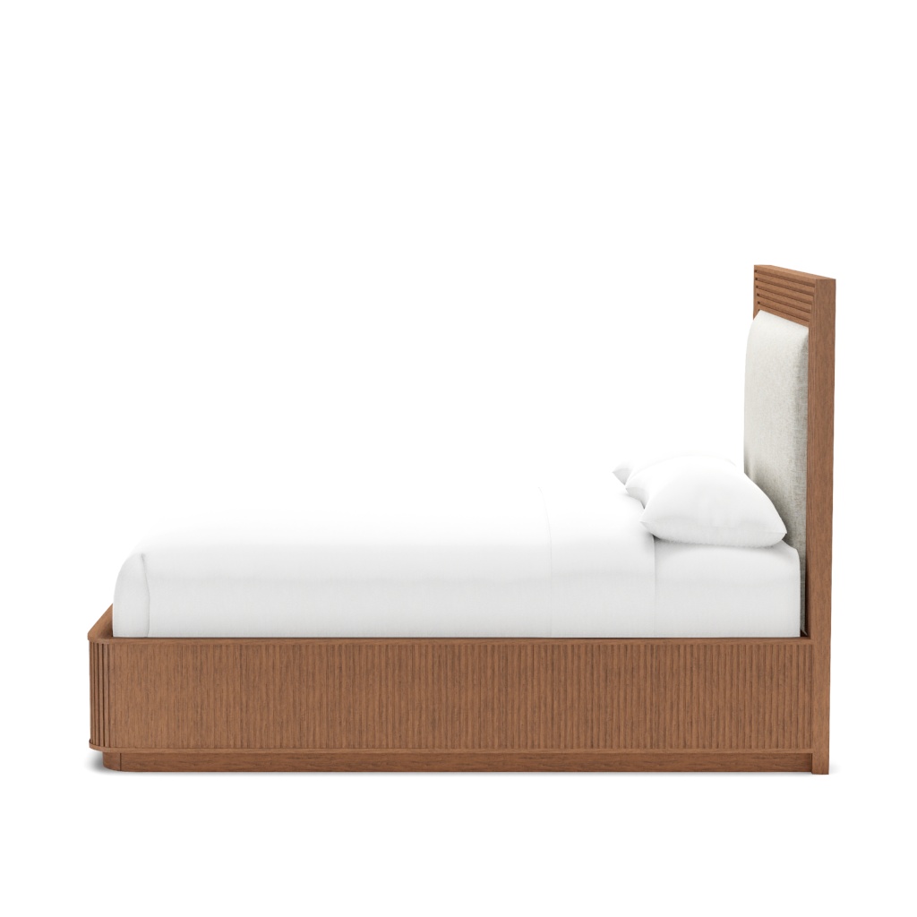 Pendry Upholstered Panel Bed - Queen – View at 120°
