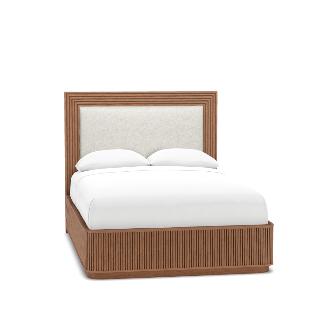 Pendry Upholstered Panel Bed - Queen – View at 20°