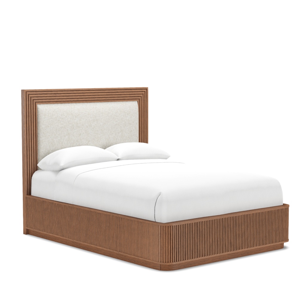 Pendry Upholstered Panel Bed - Queen – View at 350°