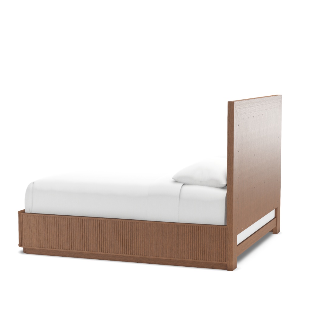 Pendry Upholstered Panel Bed - King – View at 140°