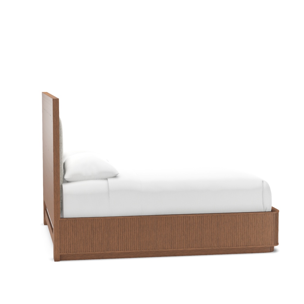 Pendry Upholstered Panel Bed - King – View at 290°