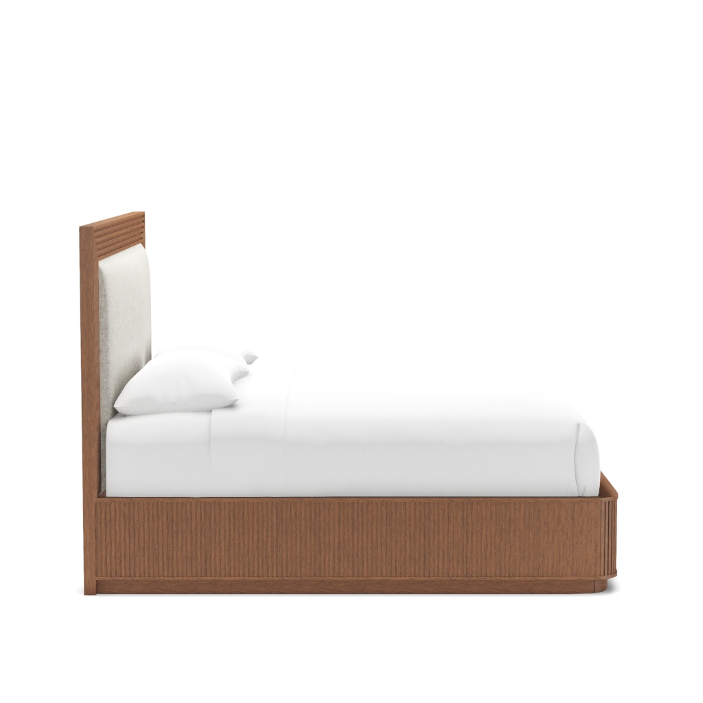 Pendry Upholstered Panel Bed - King – View at 300°