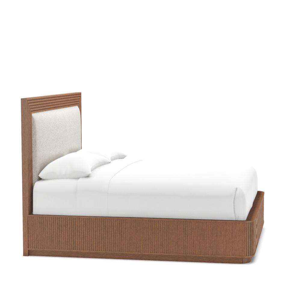 Pendry Upholstered Panel Bed - King – View at 310°