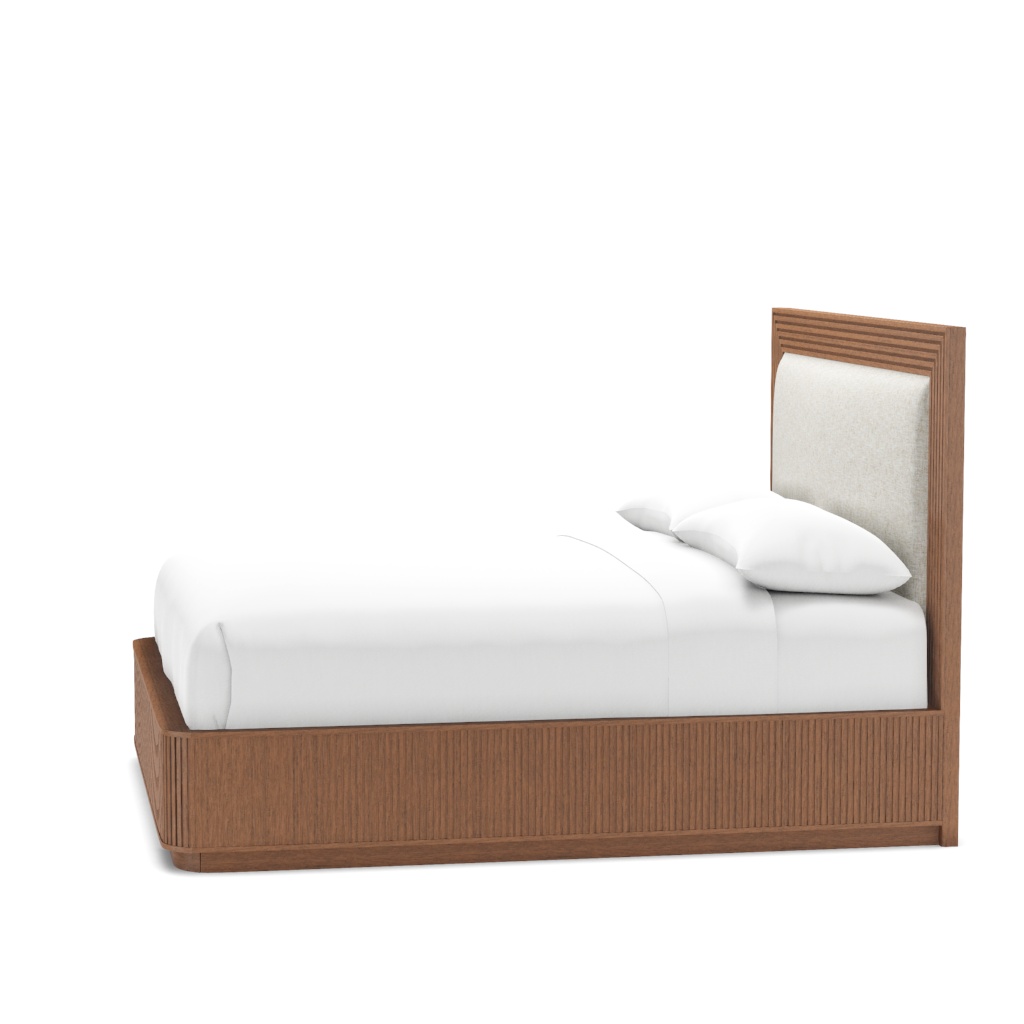 Pendry Upholstered Panel Bed - Cal. King – View at 110°