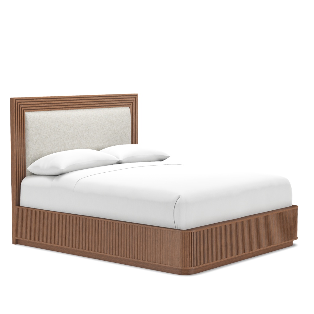 Pendry Upholstered Panel Bed - Cal. King – View at 340°
