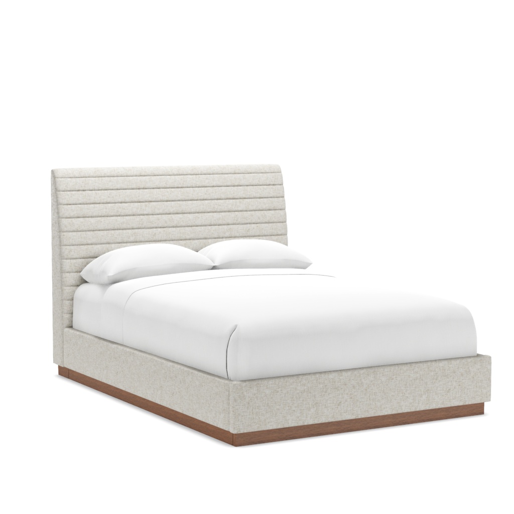 Coronado Platform Upholstered Bed - Queen – View at 0°