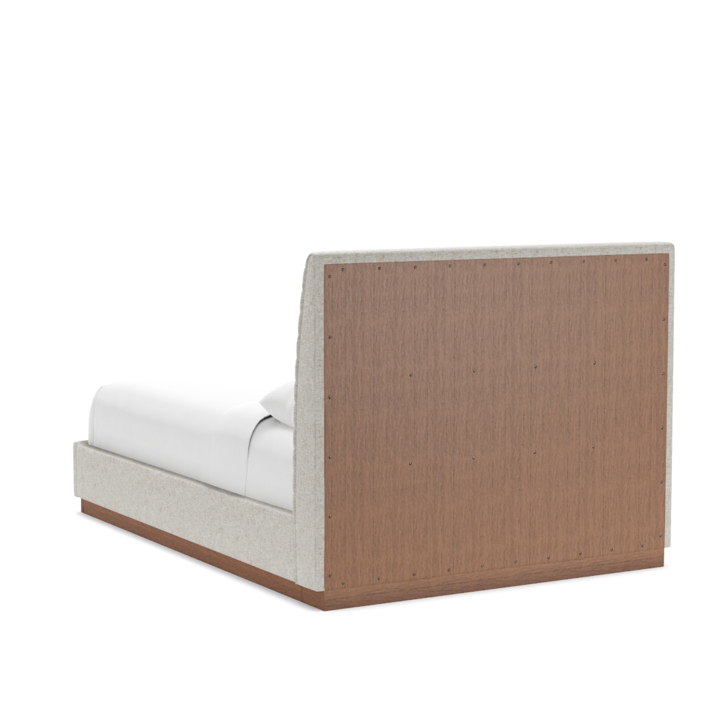 Coronado Platform Upholstered Bed - Queen – View at 180°