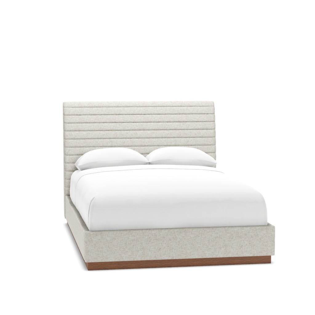 Coronado Platform Upholstered Bed - Queen – View at 20°