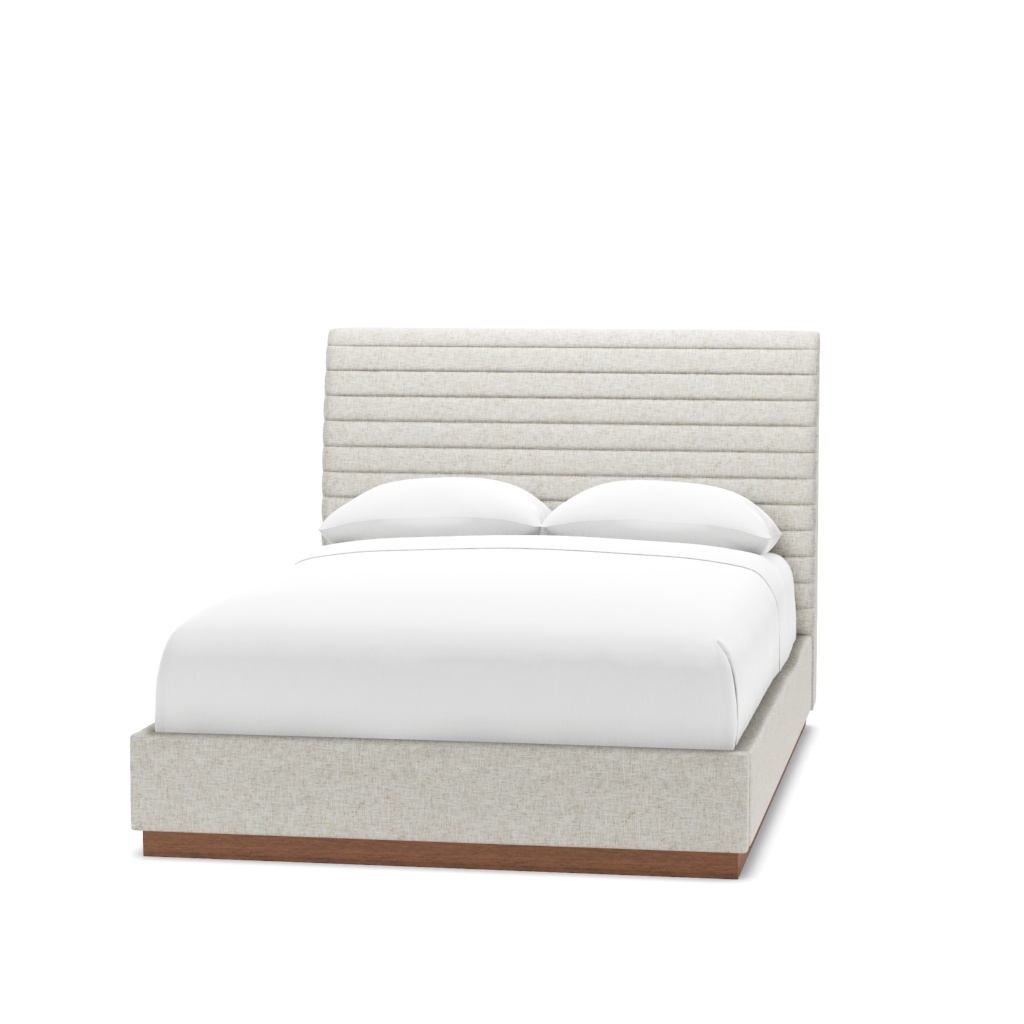 Coronado Platform Upholstered Bed - Queen – View at 40°
