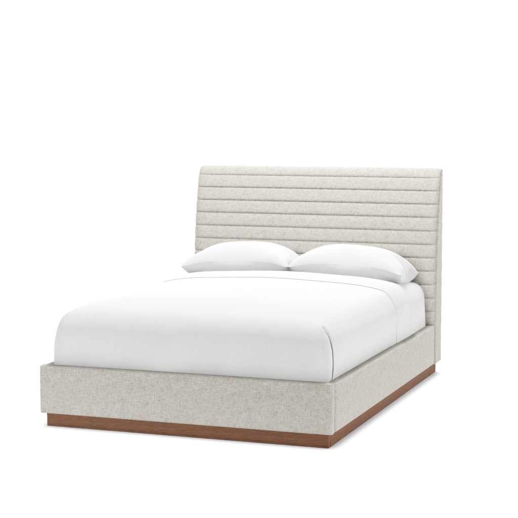 Coronado Platform Upholstered Bed - Queen – View at 50°