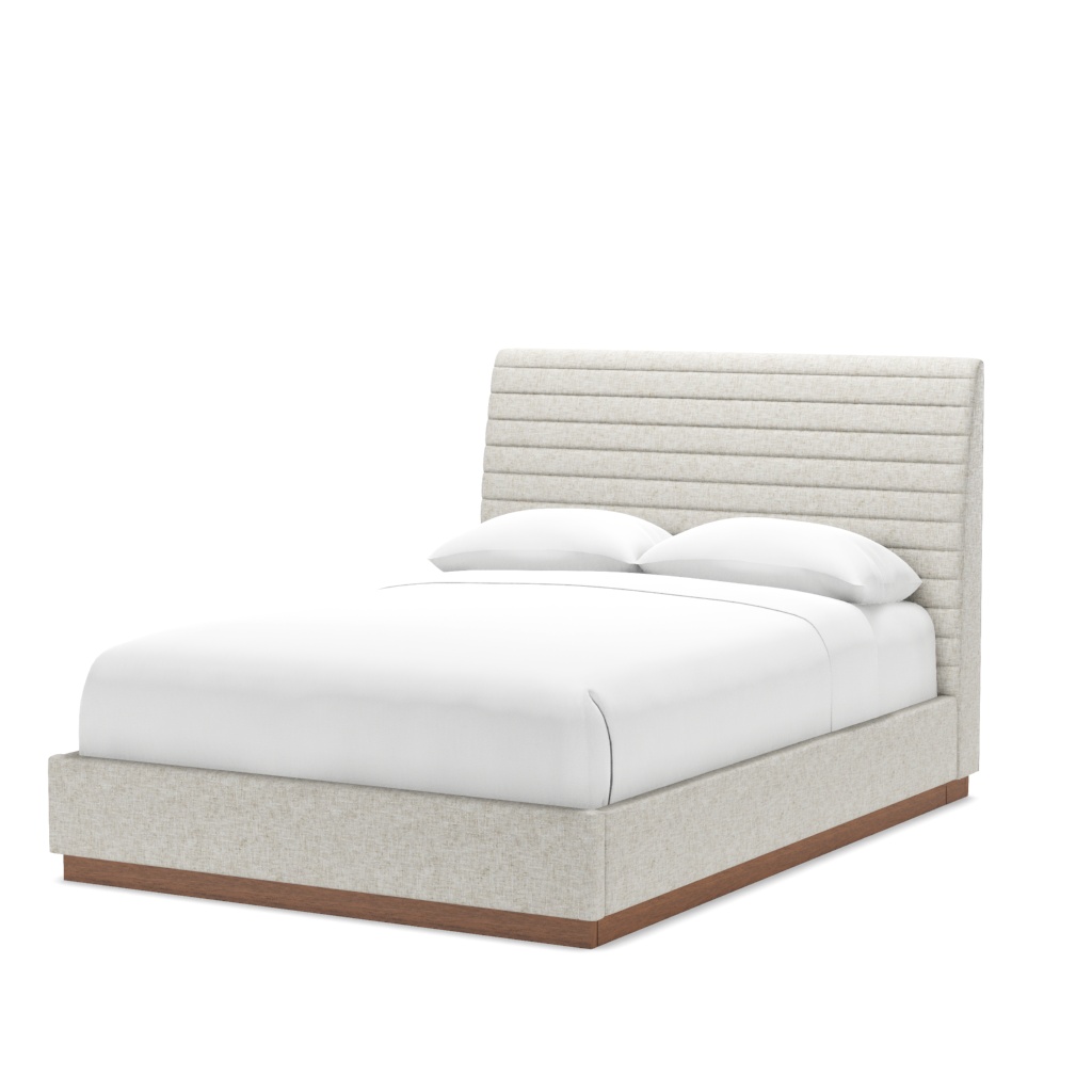 Coronado Platform Upholstered Bed - Queen – View at 60°