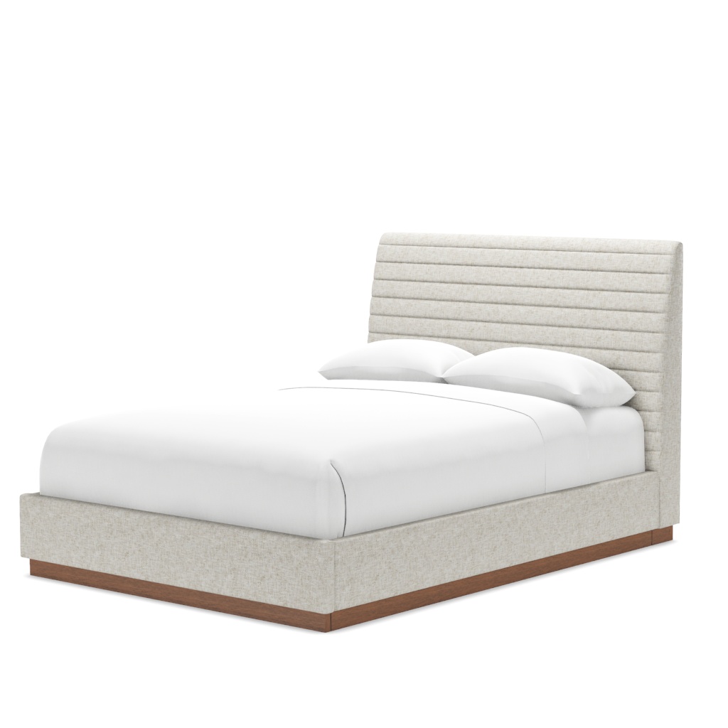 Coronado Platform Upholstered Bed - Queen – View at 70°