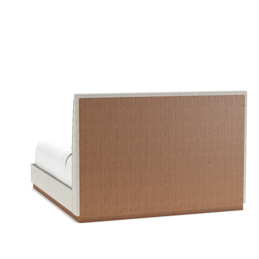 Coronado Platform Upholstered Bed - King – View at 190°
