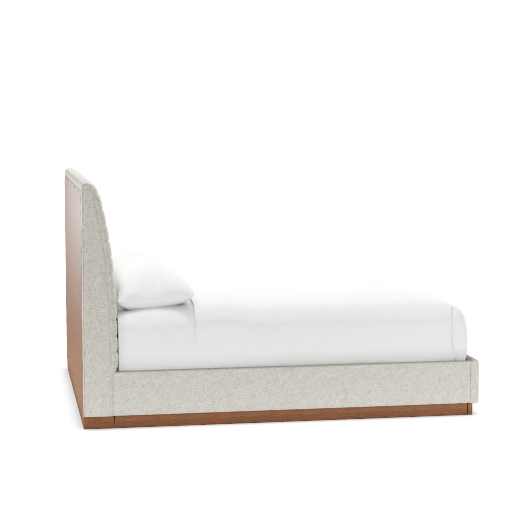Coronado Platform Upholstered Bed - King – View at 290°
