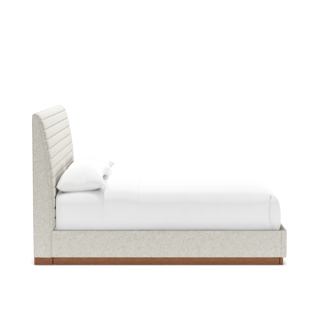 Coronado Platform Upholstered Bed - King – View at 300°